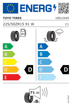 205/50 R 15 tl.  89 W Toyo Proxes R 888-R; TL XL (ZR)